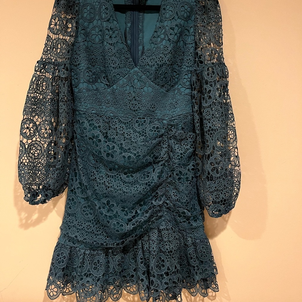 Long sleeve lace dress